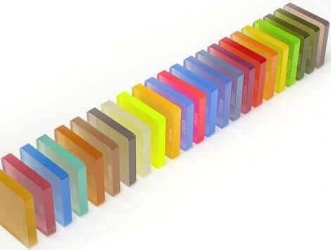 ورق های رنگی آکریلیک